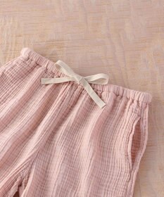 UCHINO クレープガーゼ　パイピング　半袖　レディス　パジャマ