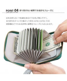 UNBILLION ペルケ perche / カラーコンビジャバラ・カードウォレット