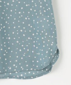 J.PRESS LADIES 【洗える・イージーケア】スパンローンランダムドット ブラウス