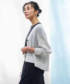 UNFILO メッシュニット カーディガン