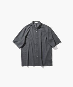 ATON TWIST WOOL GAUZE | ハーフスリーブシャツ - UNISEX