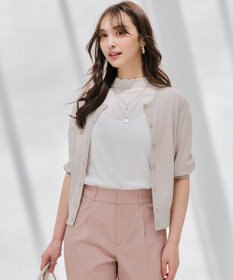 ANY SIS 【接触冷感 / UVケア】ハーフスリーブ カーディガン