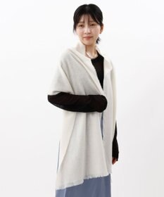 AURORA 【 LANVIN COLLECTION（ランバン コレクション） 】エアリーカシミヤ中厚無地ストール