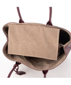 UNBILLION cachecache ショルダー付きパーテーション合成皮革トートL