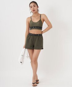 OP／FILA 【RUSTY】ニコちゃんロンT＋ショートパンツ付きビキニ 4点セット水着