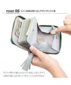 UNBILLION ペルケ perche / カラーコンビジャバラ・カードウォレット