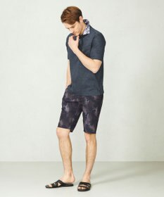 JOSEPH ABBOUD 【驚きの多機能】ライトウェーブ リゾートプリントハーフパンツ