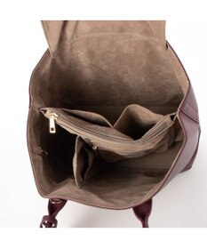 UNBILLION cachecache ショルダー付きパーテーション合成皮革トートL