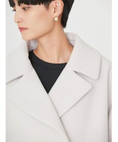 AMERICAN HOLIC 中空ＦＩＢＥＲドロップショルダーチェスターコート