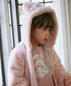 ANY KIDS アニマル耳ボアブルゾン