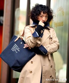 united bamboo 【NAVYS 10月号掲載】UB ベーシックバッグ(ミディアム)