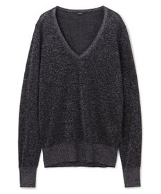 JOSEPH 【洗える】ルレックス　Vネックニット