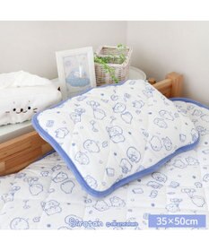 Mother garden しろたん 枕パッド 35×50cm 《のんびりライフ柄》 まくらカバー  パイル生地