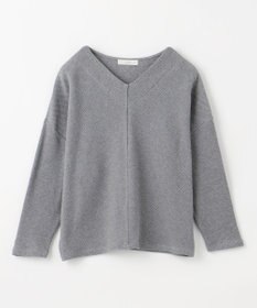 ANY 【洗濯機可能】Vネックニットソー
