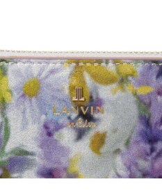 LANVIN en Bleu ヴィオレット 2つ折りLファスナー財布