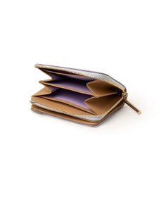 LANVIN en Bleu ヴィオレット 2つ折りLファスナー財布