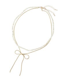 Green Parks ｅｖｅｒｙ　ｗａｌｋ．２本セットリボンネックレス