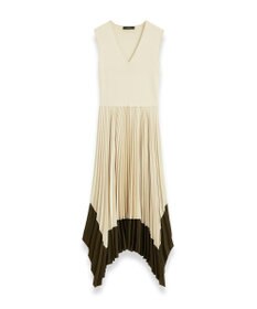 JOSEPH ニットウィーブプリッセ アニメーション　Vネックドレス