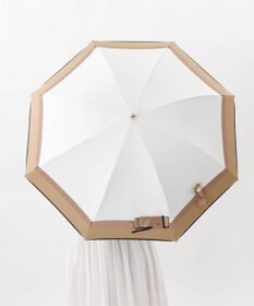 AURORA 【 Beaurance （ビューランス）】サマーシールド リボン/切り継ぎ加工晴雨兼用パラソル傘（長傘）