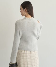 earth music&ecology SET2点チャーム付きシャギーニット＋インナー