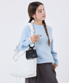 LeSportsac MICRO WEEKENDER CHARM/ブラックシャイン