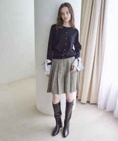 YECCA VECCA 2way袖リボンカーディガン