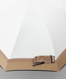 AURORA 【 Beaurance （ビューランス）】サマーシールド リボン/切り継ぎ加工晴雨兼用パラソル傘（長傘）