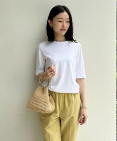 UNFILO L 【汗ジミが目立たない/吸水速乾】マルチエフェクト　二の腕スッキリTシャツ