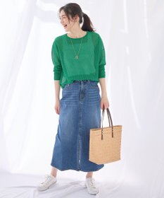 ANY 【アンチピリング】メッシュニットプルオーバー