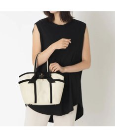 LANVIN en Bleu LANVIN en Bleu ランバンオンブルー ジュール トートバッグ ポーチ付 M