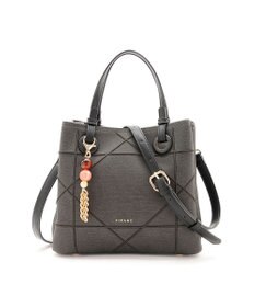 MioFIRANO カジュアルシッククロスラインハンドバッグ 2WAY チャーム付き　FIRANO フィラノ