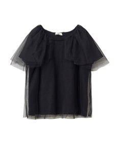 earth music&ecology チュールレイヤードプルオーバー