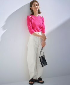 組曲 L 【組曲×setsuko sagittaire】カッティングニット トップス