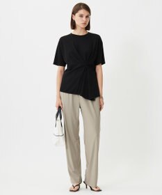 ICB L 【接触冷感・UVケア・吸水速乾・洗える】グレースジャージー イレギュラーヘムカットソー