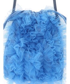 earth music&ecology チュールフリルミニショルダーバッグ