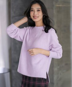 ANY SIS ボートネックAir ニット