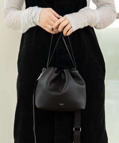 blancle シュリンクレザー ドローストリング2wayバッグ