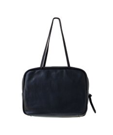 FOLNA RD ソフトレザーフロントポケットボストンバッグ