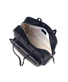 FOLNA RD ソフトレザーフロントポケットボストンバッグ