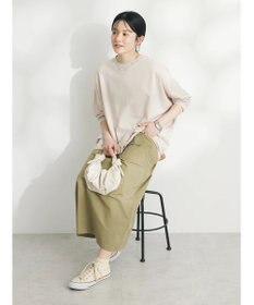 CRAFT STANDARD BOUTIQUE シルケット天竺　フロントギャザーＢＩＧ　Ｔｅｅ　Ｌ／Ｓ