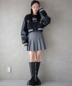 WEGO スタジアムロゴショートスタジャン