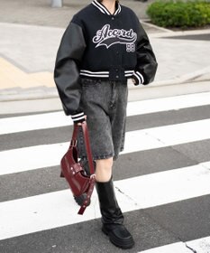 WEGO スタジアムロゴショートスタジャン