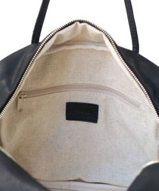 FOLNA RD ソフトレザーフロントポケットボストンバッグ