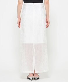 uncrave 【佐藤晴美さん着用】シアー ジャガード タイト スカート