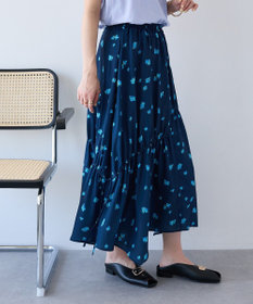 CRAFT STANDARD BOUTIQUE ボタニカルプリントデザインスカート