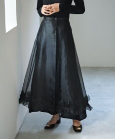 #Newans オーガンジーオリガミヘムスカート