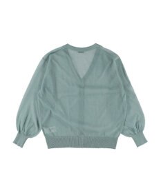 earth music&ecology ファンシーラメＶネックカーディガン