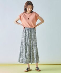 ANY 【UVケア/接触冷感/アンチピリング】クールタッチフレンチスリーブニット