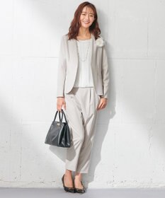 ANY SIS 【洗える】セレモニーダブルクロス カラーレス ジャケット