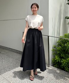 UNFILO 【Oggi 6月号掲載】BEAUTY FORM フレンチスリーブTシャツ